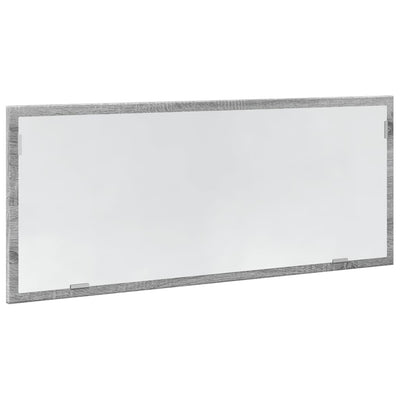 Kylpyhuoneen LED-peili harmaa Sonoma 100x8,5x37 cm tekninen puu