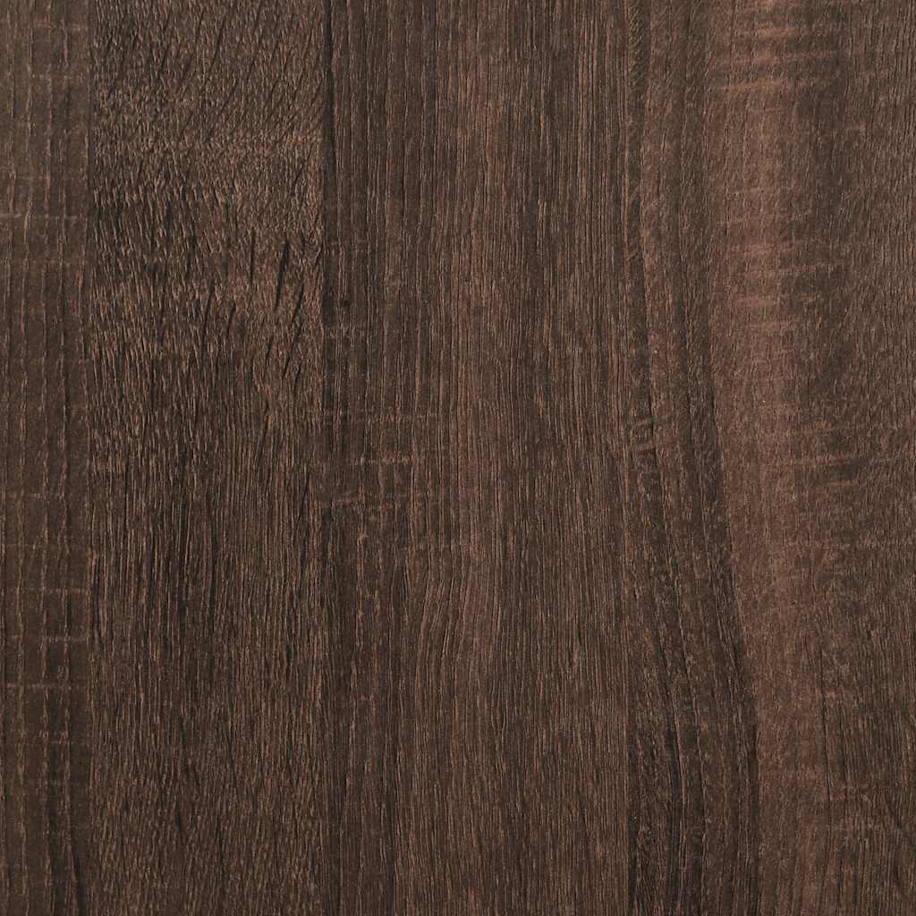 Ruskea tammi kylpyhuoneen led-peili Destiny 100x8,5x37cm (puinen)