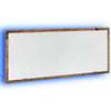 Kylpyhuoneen LED-peili vanha puu 100x8,5x37 cm tekninen puu