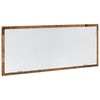 Kylpyhuoneen LED-peili vanha puu 100x8,5x37 cm tekninen puu