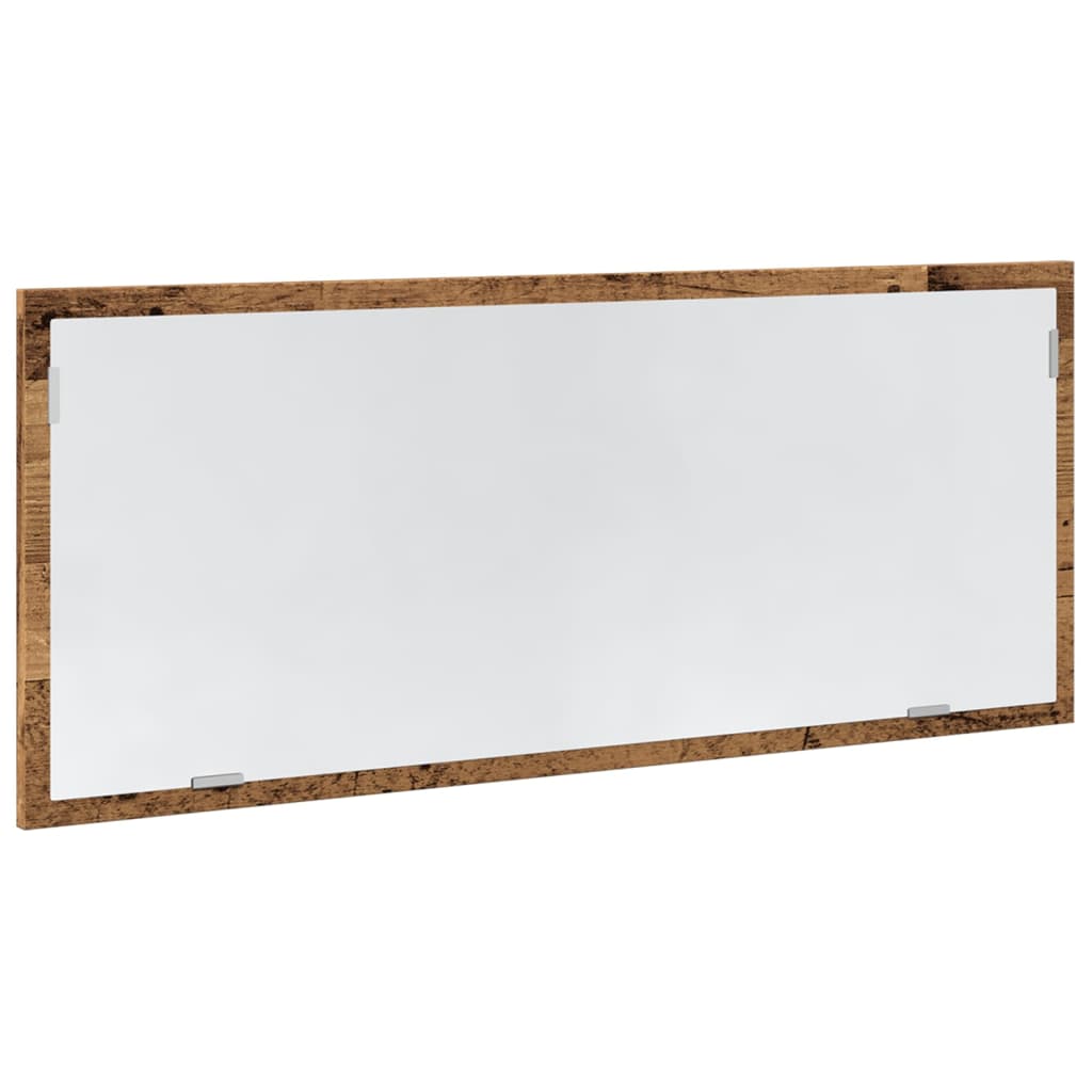 Vanha puu kylpyhuoneen led-peili Destiny 100x8,5x37cm (puinen)