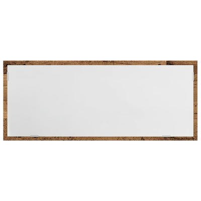 Kylpyhuoneen LED-peili vanha puu 100x8,5x37 cm tekninen puu