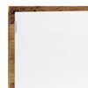 Kylpyhuoneen LED-peili vanha puu 100x8,5x37 cm tekninen puu
