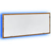 Kylpyhuoneen LED-peili tammi 100x8,5x37 cm tekninen puu