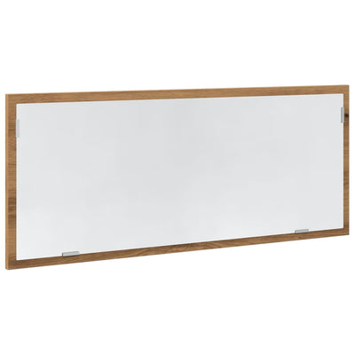Kylpyhuoneen LED-peili tammi 100x8,5x37 cm tekninen puu