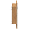 Kylpyhuoneen LED-peili tammi 100x8,5x37 cm tekninen puu