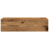TV-kaappi LED-valoilla Vanha puu 60x35x15,5 cm