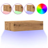 TV-kaappi LED-valoilla käsityöläinen tammi 60x35x15,5 cm