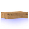 TV-kaappi LED-valoilla käsityöläinen tammi 60x35x15,5 cm