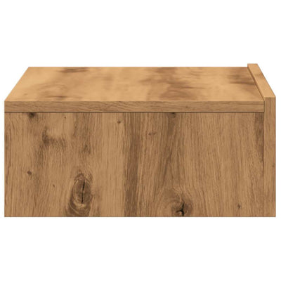 TV-kaappi LED-valoilla käsityöläinen tammi 60x35x15,5 cm
