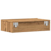 TV-kaappi LED-valoilla käsityöläinen tammi 60x35x15,5 cm