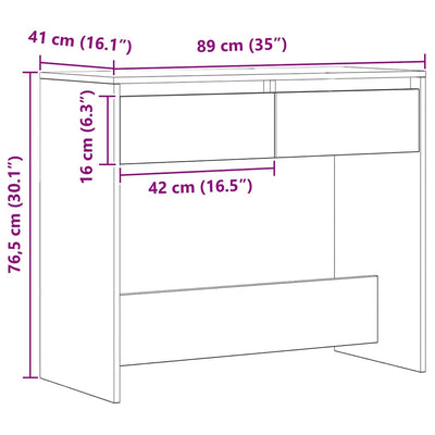 Artesaani tammi konsolipöytä Gastel 89x41x76,5cm (puinen)