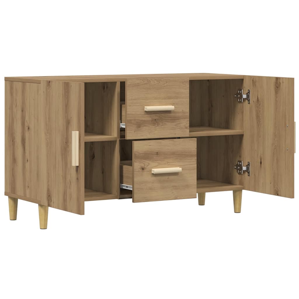 Käsityöläinen tammi senkki Lovian 100x36x60cm (puinen)