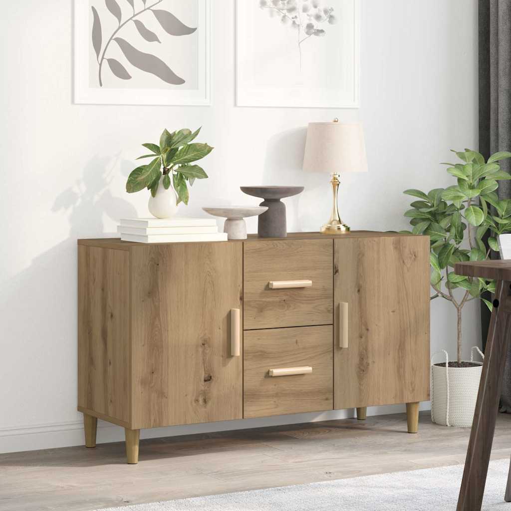 Käsityöläinen tammi senkki Lovian 100x36x60cm (puinen)