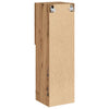 TV-taso LED-valoilla artesaani tammi 30,5x30x102 cm