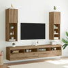 Artesaani tammi tv-kaapit Misu 30,5x30x102cm (led-valoilla 2 kpl)