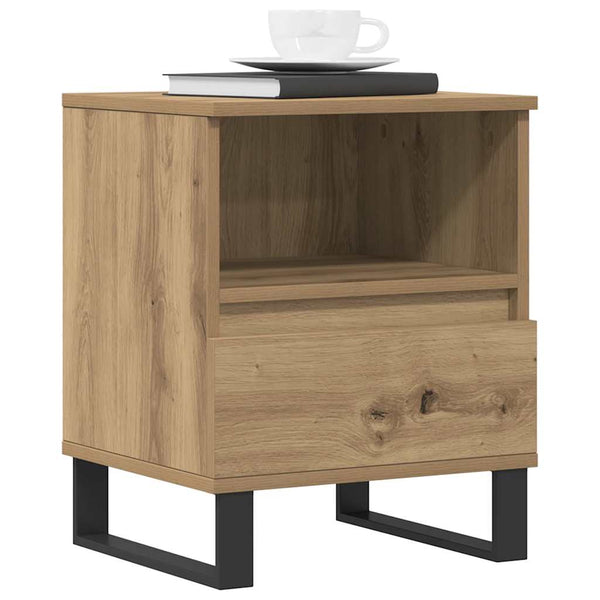 Yöpöytäkaapit 2 kpl Artisan Oak 40x35x50 cm Engineered Wood