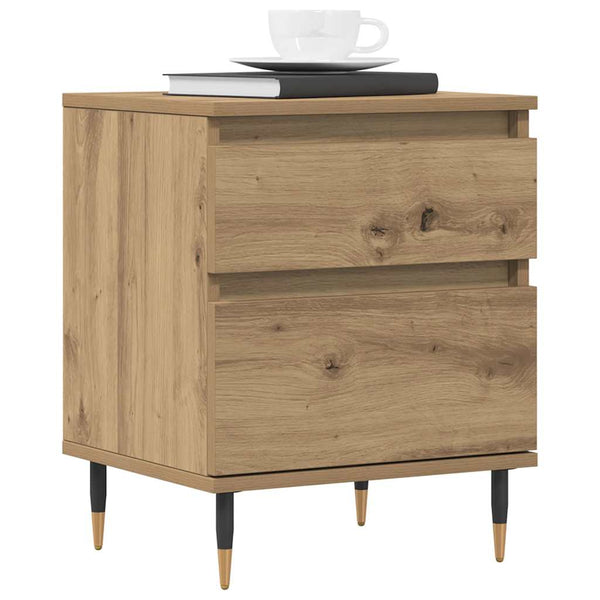 Yöpöytäkaapit 2 kpl Artisan Oak 40x35x50 cm Engineered Wood