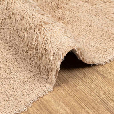 Pörrömatto korkeanukkainen NAVARRA beige 60x100 cm polyesteri