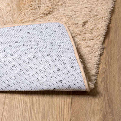 Pörrömatto korkeanukkainen NAVARRA beige 60x100 cm polyesteri
