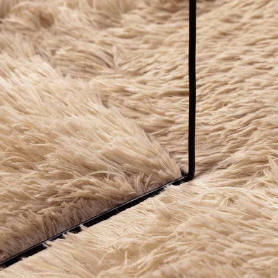 Pörrömatto korkeanukkainen NAVARRA beige 60x100 cm polyesteri