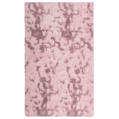 Pörrömatto korkeanukkainen NAVARRA pölypinkki 60x100 cm