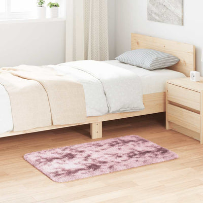 Pörrömatto korkeanukkainen NAVARRA pölypinkki 60x100 cm