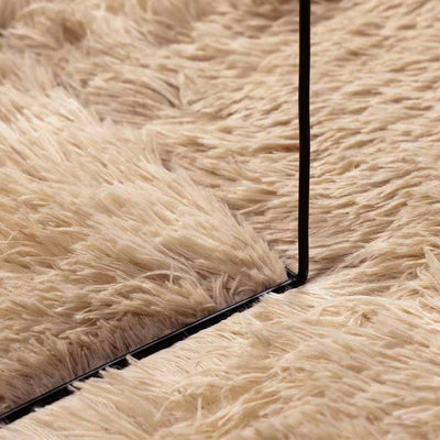 Pörrömatto korkeanukkainen NAVARRA beige 120x170 cm polyesteri