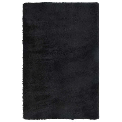 Pörrömatto korkeanukkainen musta 130x200 cm polyesteri