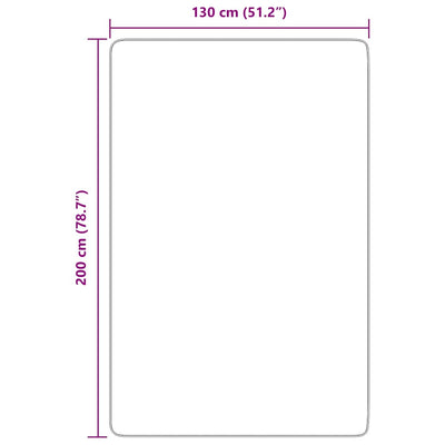 Pörrömatto korkeanukkainen musta 130x200 cm polyesteri