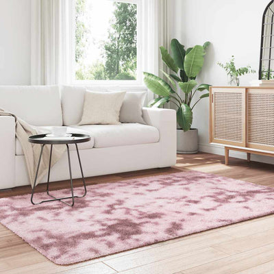 Pörrömatto korkeanukkainen pölypinkki 130x200 cm polyesteri