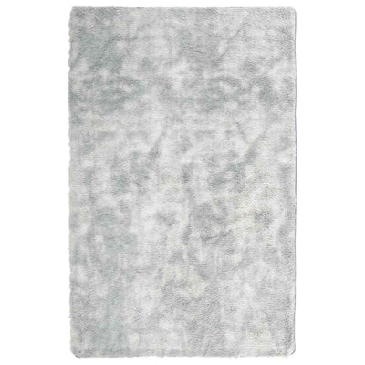 Pörrömatto korkeanukkainen vaaleanharmaa 130x200 cm polyesteri