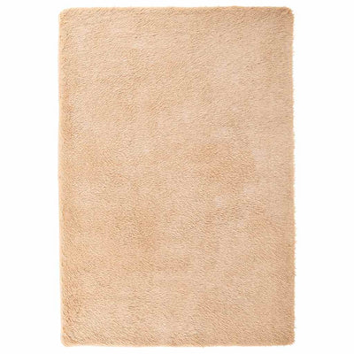 Pörrömatto korkeanukkainen beige 200x290 cm polyesteri