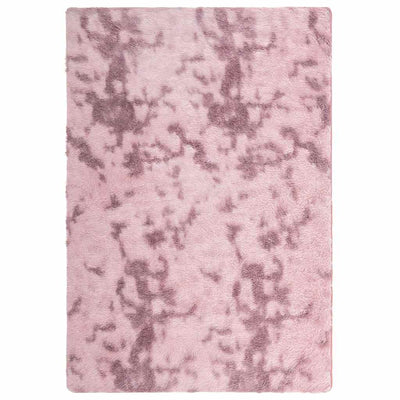 Pörrömatto korkeanukkainen pölypinkki 200x290 cm polyesteri
