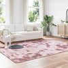 Pörrömatto korkeanukkainen pölypinkki 200x290 cm polyesteri