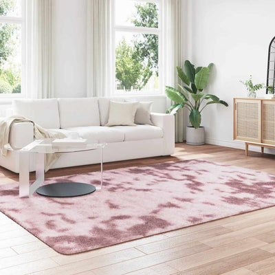 Pörrömatto korkeanukkainen pölypinkki 200x290 cm polyesteri