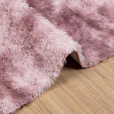 Pörrömatto korkeanukkainen pölypinkki 200x290 cm polyesteri