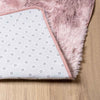 Pörrömatto korkeanukkainen pölypinkki 200x290 cm polyesteri