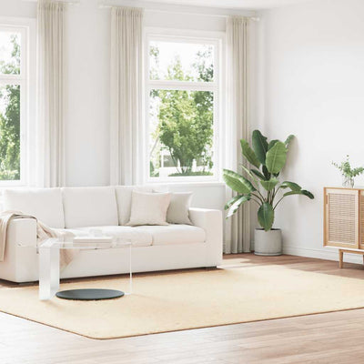 Pörrömatto korkeanukkainen kerma 240x340 cm polyesteri
