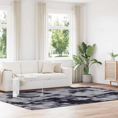 Pörrömatto korkeanukkainen tummanharmaa 240x340 cm polyesteri