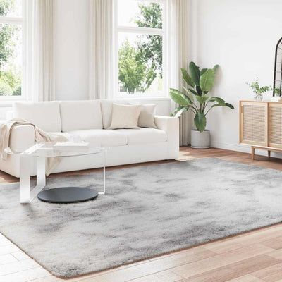 Pörrömatto korkeanukkainen vaaleanharmaa 240x340 cm polyesteri