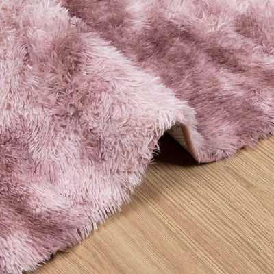 Pörrömatto korkeanukkainen pölypinkki 120x120 cm polyesteri