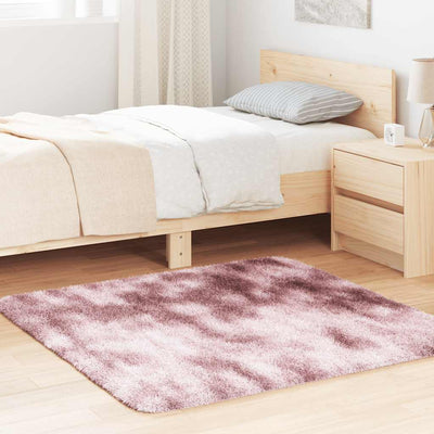 Pörrömatto korkeanukkainen pölypinkki 120x120 cm polyesteri
