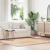 Pörrömatto korkeanukkainen beige 160x160 cm polyesteri