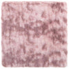 Pörrömatto korkeanukkainen pölypinkki 160x160 cm polyesteri