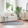 Pörrömatto korkeanukkainen beige 200x200 cm polyesteri