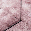 Pörrömatto korkeanukkainen pölypinkki 200x200 cm polyesteri