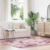 Pörrömatto korkeanukkainen pölypinkki 200x200 cm polyesteri