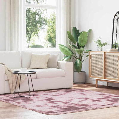 Pörrömatto korkeanukkainen pölypinkki 200x200 cm polyesteri