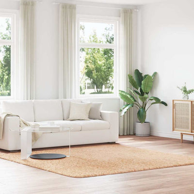 Pörrömatto korkeanukkainen beige 240x240 cm polyesteri